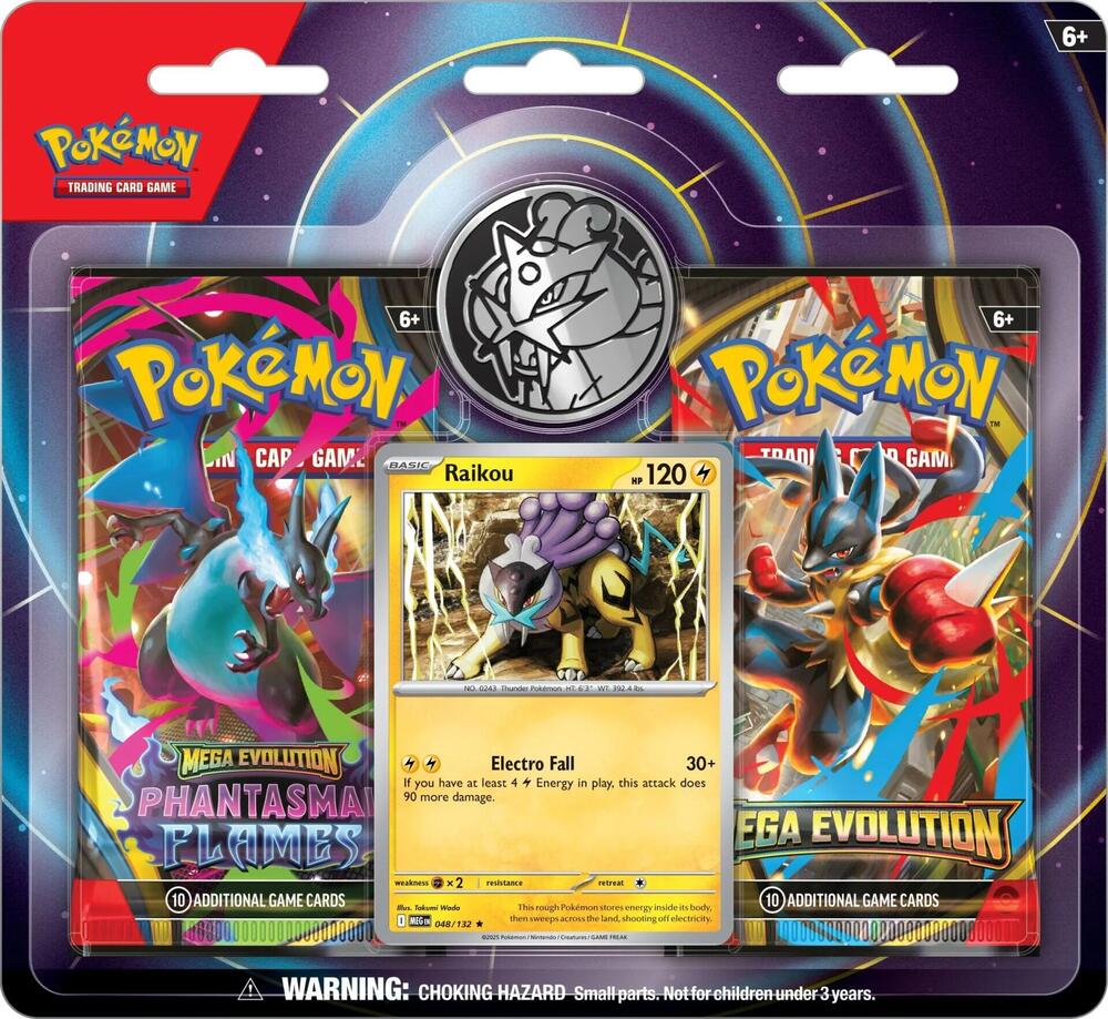 Mega Evolution - Phantasmal Flames 2-Pack Blister (Raikou)