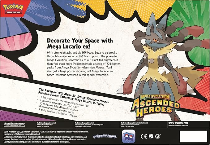 Premium Poster Collection Mega Lucario ex