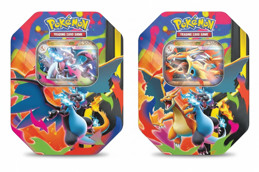 Mega Charizard X ex y Y ex Tins