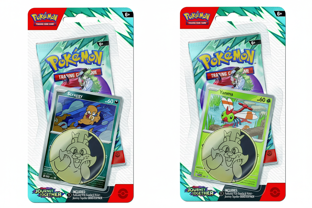 Pokémon TCG Journey Together Checklane Blister - Scraggy & Yanma